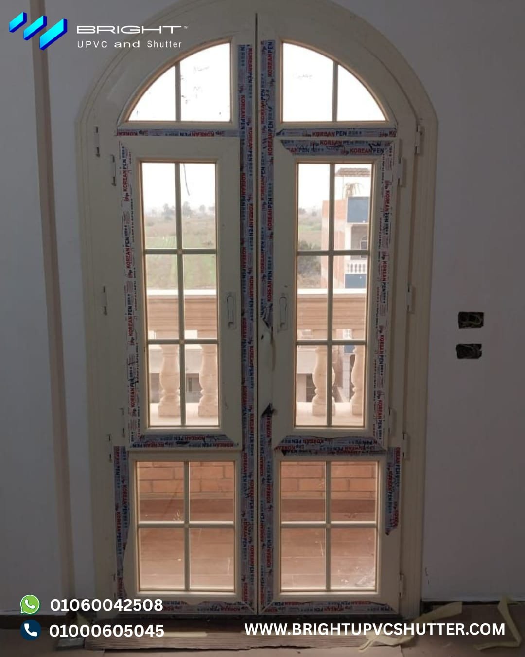 نوافذ وأبواب UPVC — صورة 2 — bright upvc windows gallery 02 — برايت شاتر